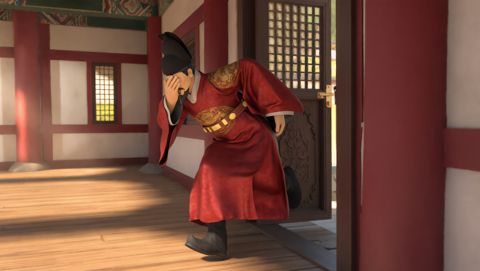 오열 퇴장 ④ — 문 안으로